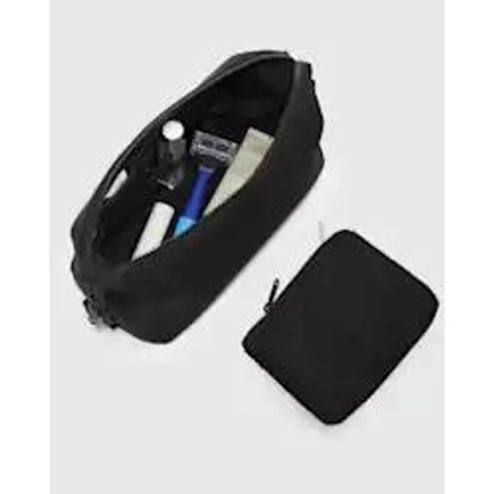 Quince Black All-Day Neoprene Travel Toiletry Cosmetic Bag NWT